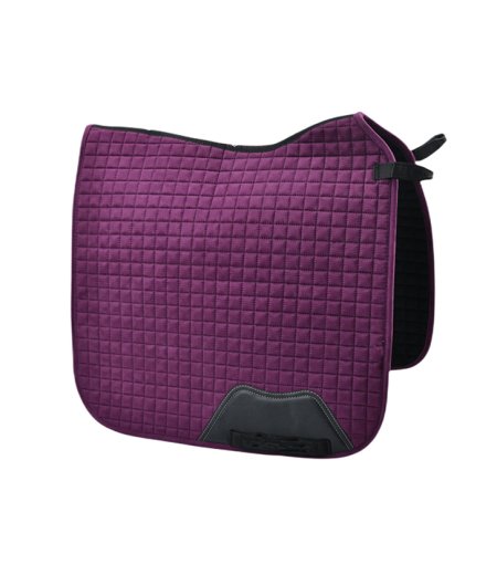 Suede Square Quilt Dressage Saddle Pad