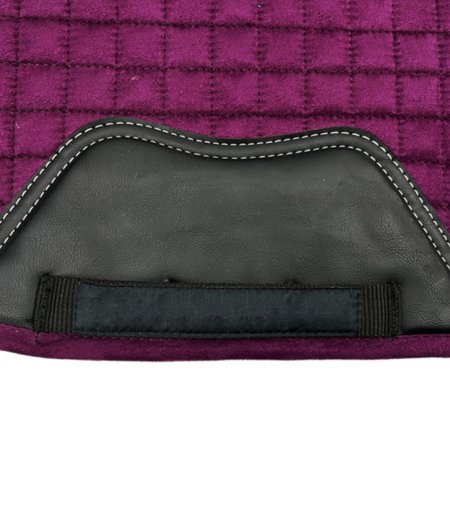 Suede Square Quilt Dressage Saddle Pad