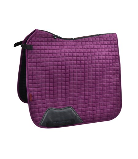 Suede Square Quilt Dressage Saddle Pad