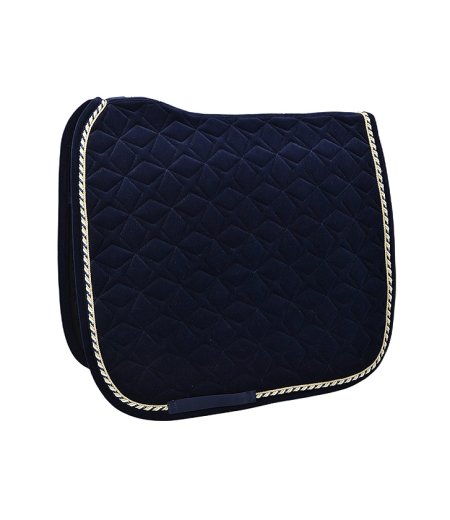 Navy Corduroy Dressage Saddle Pad