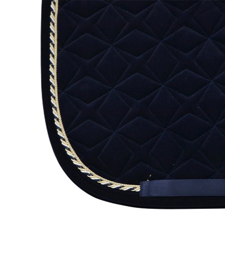 Navy Corduroy Dressage Saddle Pad