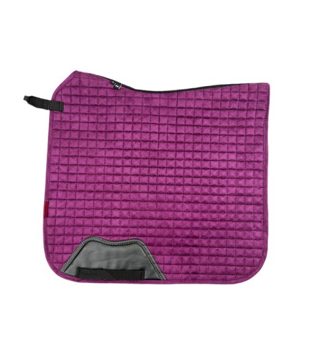 Suede Square Quilt Dressage Saddle Pad