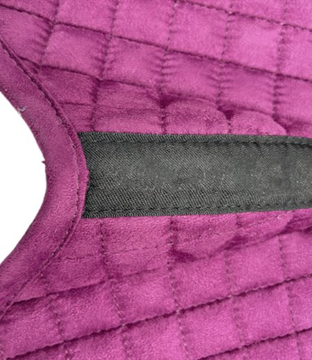 Suede Square Quilt Dressage Saddle Pad